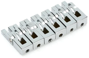 Floyd Rose FROBSSCP Original Bridge Saddles - Chrome (Set of 6) - Picture 1 of 5