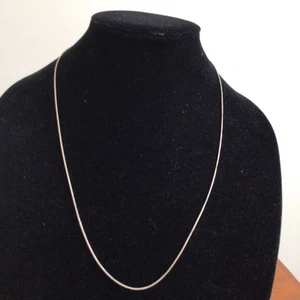 Paolo Romeo sterling silver vintage 24" 925 chain necklace - Picture 1 of 4