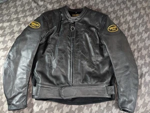 Vanson Leathers Jacket Mens Size 48 Perforated Leather Biker Motorcycle USA Made - Bild 1 von 17
