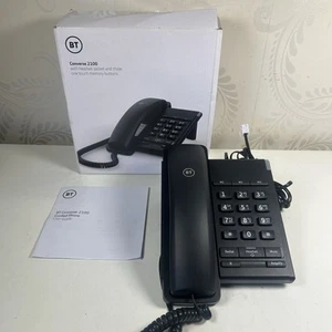 BT Converse 2100 Corded Telephone - Black Home Phone - Picture 1 of 4