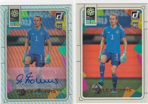 2023 Donruss FIFA Women's World Cup Merle Frohms #213 AUTOGRAPH & SHORT PRINT RC - Picture 1 of 2