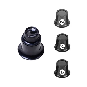 Jewelry Watch Repair Magnifier Loupe Glasses Repair Tool 5/10/15/20X WatchmakegC - Picture 1 of 10