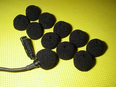 10X Lavalier Microphone Foam Windscreen for AKG Audix Audio Technica Shure Sony - Image 1 of 3