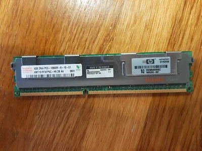 HP 501203-061 4GB PC3-10600R-9-10-E1 DDR3 SDRAM Server Memory 4GB - Image 1 of 3
