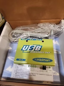 M-Audio MIDISPORT In 2x2 out USB MIDI Interface Midiman Brand New Sealed - Picture 1 of 2