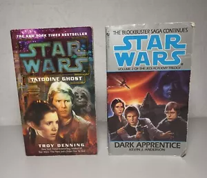 Star Wars: The Jedi Academy Paperback Lot Dark Apprentice Tatooine Ghost Luke - Imagen 1 de 6