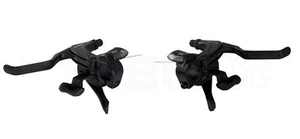 NEW! SUN RACE BICYCLE V BRAKE TRIGGER SHIFTER R&L 3X7 SPEED STM-406 - Picture 1 of 1