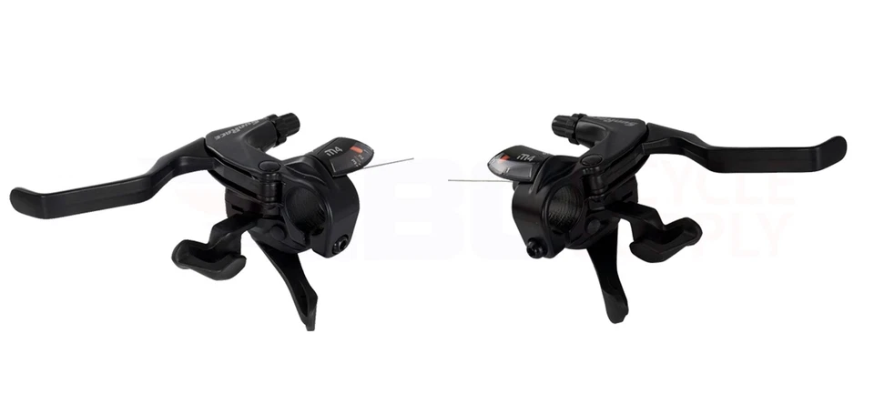 NEW! SUN RACE BICYCLE V BRAKE TRIGGER SHIFTER R&L 3X7 SPEED STM-406 - Image 1 of 1