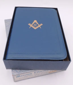 Biblia Educativa Masónica 1957 de Colección Cuero Templo Holman Ilustrado con Caja - Imagen 1 de 24