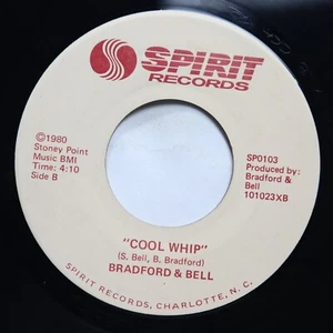 BRADFORD & BELL - COOL WHIP / POPSICLE PUSHER - SOUL 45 - Picture 1 of 2
