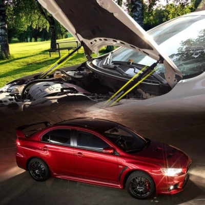 For Mitsubishi Lancer 2008-2017 Hood Struts Shocks Absorbers Damper Lift Support - image 1 of 4