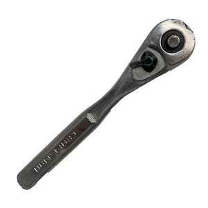 Craftsman 5" Ratchet – 1/4" Drive – 44807 D-AC – Chrome – Dual Direction – Used - Foto 1 di 11