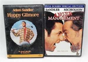 Adam Sandler DVDs HAPPY GILMORE ANGER MANAGEMENT Jack Nicholson Full Screen PG13 - Picture 1 of 3