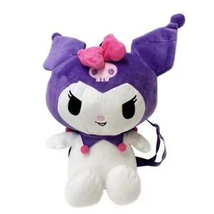 Sanrio Hello Kitty Kuromi Purple 14 Inch Plush Backpack NEW - Picture 1 of 2