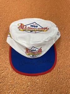 Gorra de Mickey Mantle firmada 1989 All Star Painters Jsa Loa - Imagen 1 de 6