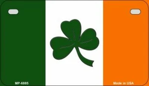 Placa de metal novedosa bandera irlandesa trébol - Imagen 1 de 1