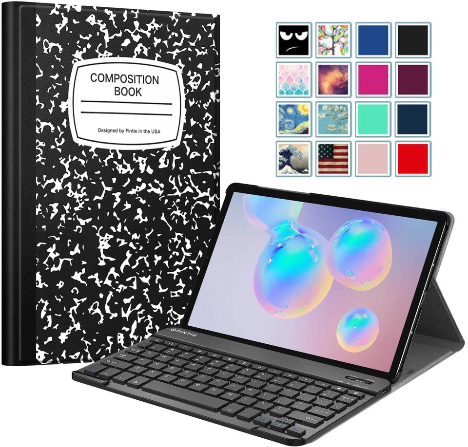 For Samsung Galaxy Tab S6 10.5 2019 Case Cover + Wireless Bluetooth Keyboard - Image 1 of 4