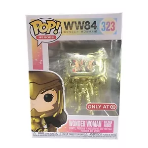 ✅ Wonder Woman Golden Armor WW84 Funko Pop #323 Target Exclusive ✅ - Picture 1 of 12