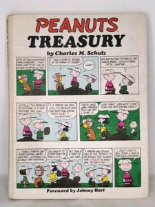 VINTAGE Peanuts Treasury by Charles M. Schultz 1968 Hardcover good condition - Foto 1 di 20
