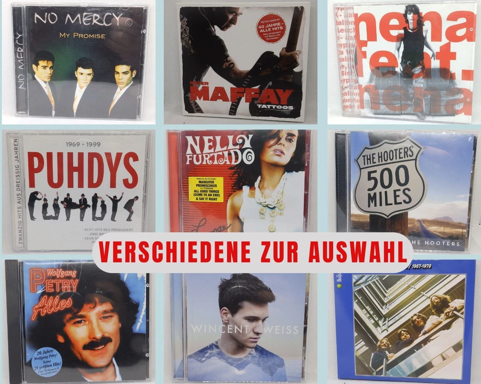 Musik CD Pop Rock Schlager Elektro Disco verschiedene zur Auswahl gebraucht - Bild 1 von 1