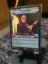 Count Dooku, Darth Tyranus - SOR 038 NM - Star Wars Unlimited