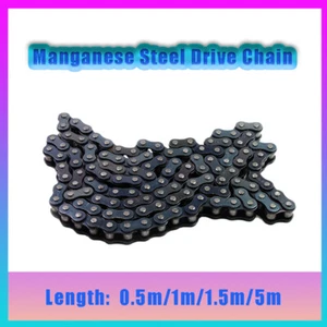 Manganese Steel Chains 1/4" 04C Roller Chains Length 0.5m/1m/1.5m/5m Drive Chain - Picture 1 of 6