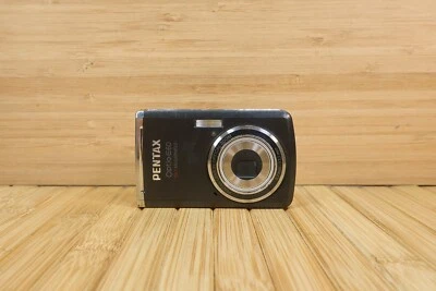 Pentax Optio E60 10.1MP Digital Camera, with 3X Optical Zoom, Black - Image 1 of 4