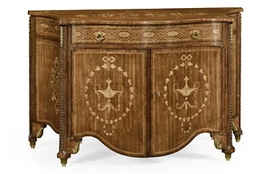 Jonathan Charles Chippendale style commode with fine inlay - Picture 1 of 4