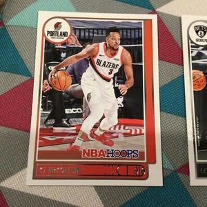 2021-22 Panini NBA Hoops (Base Card) C J CJ Mccollum #81 Blazers - Bild 1 von 1
