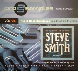 Pro Samples: Pop & Rock Drumloops From Steve Smith Drums Volume 5 PC CD Journey - Photo 1/1
