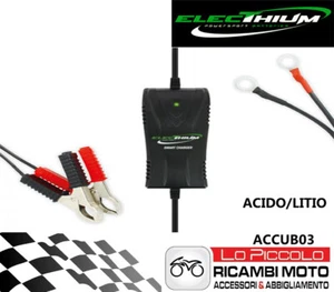 Cargador de Mantenimiento Batería Litio y Plomo ELECTHIUM para Moto y Scooters - Imagen 1 de 1