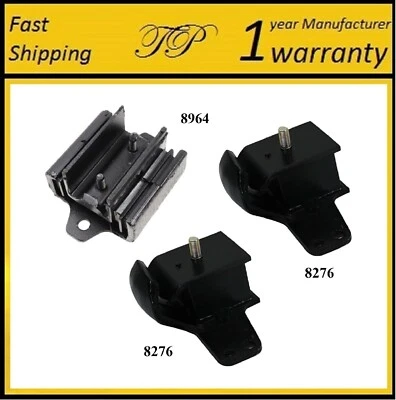 3 PIEZAS MOTOR DELANTERO Y MONTAJE TRANS APTO PARA NISSAN PATHFINDER 1987-1988 2,4 L Foto 1 de 4