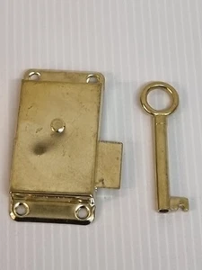 2,5 Zoll Vintage ALTER STIL MESSING KLEIDERSCHRANKSCHLOSS - Schrank Schublade Schrank Türaufhänger - Bild 1 von 3