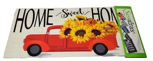 Evergreen Sassafras Switch Mat - Harvest Red Truck - Picture 1 of 5