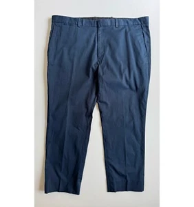 THEORY Chino Pants Mens 38x24 (Hemmed) Tapered Blue Cropped Flat Front Preppy - Picture 1 of 15
