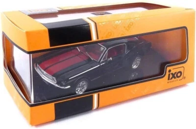 Ford Mustang Fastback Custom Black Red 1967 Ixo Clc478N 1:43 Usa Cars - Image 1 of 4