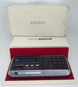 * CASIO CQ-1 CALCULATOR, WATCH AND CHRONOMETER WITH ORIGINAL CASE - Imagen 1 de 11
