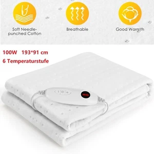 100W Elektrische Heizdecke Wärmeunterbett Elektro Heizmatte Wärmedecke Wärmebett - Bild 1 von 11