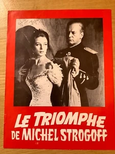 Dossier de presse » LE TRIOMPHE DE MICHEL STROGOFF »1961-Curd JÜRGENS- CAPUCINE - Photo 1/7