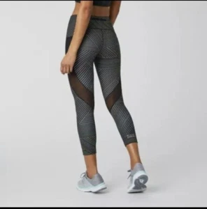 NEW BALANCE IMPACT RUN CROP PANT - NERO/MULTICOLORE DONNA Taglia L - Foto 1 di 9