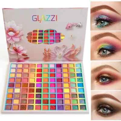 99 Colors Waterproof Glitter Eyeshadow Eye Shadow Pallete Lasting Makeup Kit Set - Image 1 of 4
