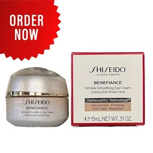 SHISEIDO BENEFIANCE Wrinkle Smoothing EYE Cream 0.5oz/15 ml Lift Ultimune - Picture 1 of 2