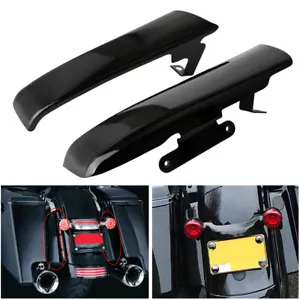 Rear Fender Saddlebag Filler Panels Solid Strips For Harley Touring 2014-2021 - Foto 1 di 12