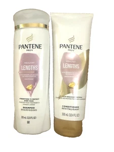 NEW Pantene Pro-V HEALTHY LENGTHS Shampoo and Conditioner 12.6 fl oz RARE - Picture 1 of 2