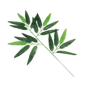 12 Pcs Simulated Bamboo Leaf Decoration Decorative Leaves for Crafts - Picture 1 of 12