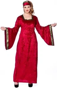 Adult Women's Medieval Royal Princess Fancy Dress Costume - Extra Large - Picture 1 of 3