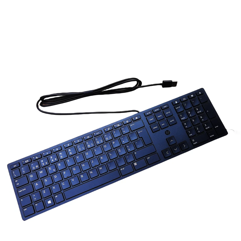 Portugal layout black USB wired keyboard for HP HSA-P010K - Image 1 of 4