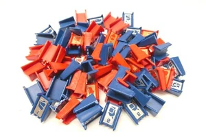 Vintage 1970's STRATEGO 80 Replacement Game Pieces BLUE & RED by Milton Bradley - Picture 1 of 5