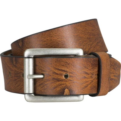 Ledergürtel Pierre Cardin / Vollrindledergürtel Herren, cognac