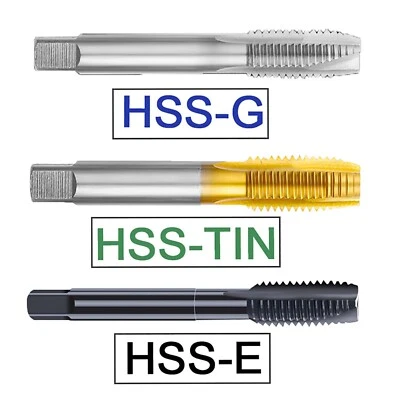Gewindebohrer Gewindeschneider Einschnittgewindebohrer M2-M24 HSSG/HSSE/TIN - Bild 1 von 4